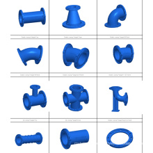 Flansch-Sphäroguss-Fitting lösen